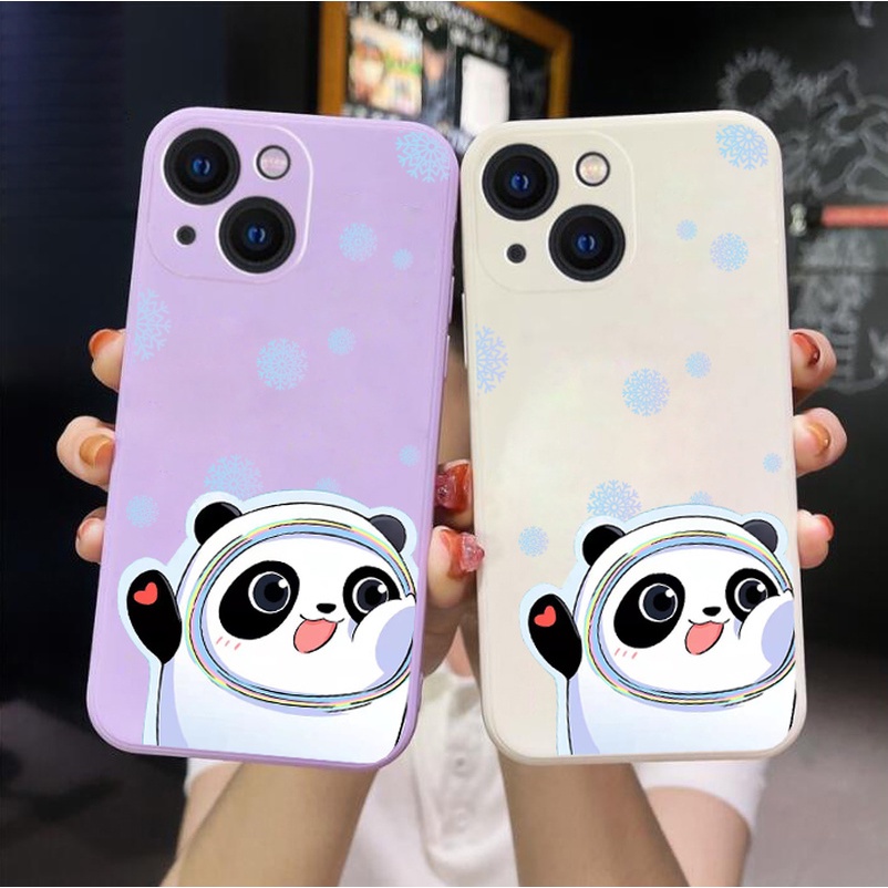 Ốp Điện Thoại Silicone Mềm Chống Sốc Họa Tiết Gấu Trúc Dễ Thương Cho iPhone 11 Pro Max 7 8 Plus SE 2020