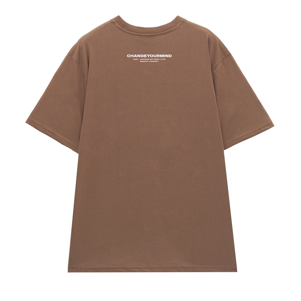 Áo thun HAKI X-RAY T-SHIRT Change Your Mind 2 màu Nâu Đen - Unisex Cotton 100%
