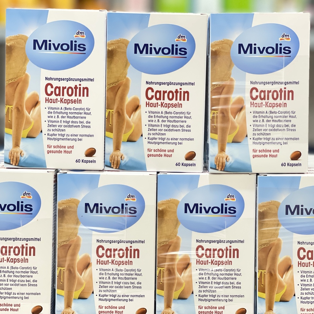 Viên uống Carotin Mivolis ĐỨC 60 Viên