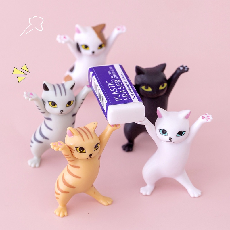 Giá đỡ điện thoại hình chú mèo nhảy múa hoạt hình ngộ nghĩnh