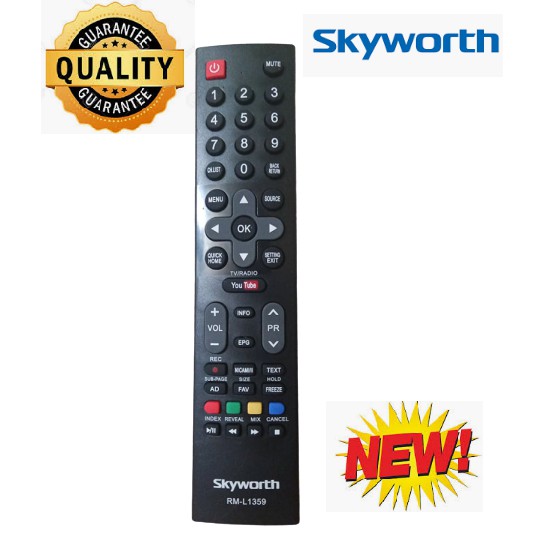 Điều khiển tivi Skyworth RM-L1359 -Hàng chính hãng -Mới 100%