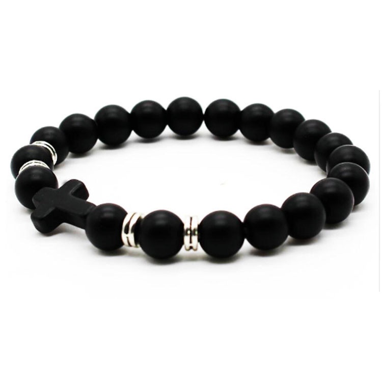 Vòng Tay Chuỗi Hạt Đá Núi Lửa 8MM Cho Nam