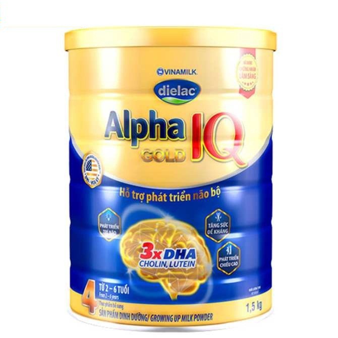 Sữa Bột Dielac Alpha Gold 4 1,5kg Vinamilk