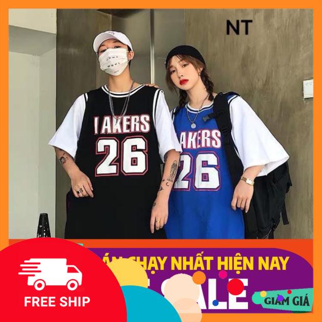 [Giá Hủy Diệt Áo bóng rổ from rộng trùm mông
