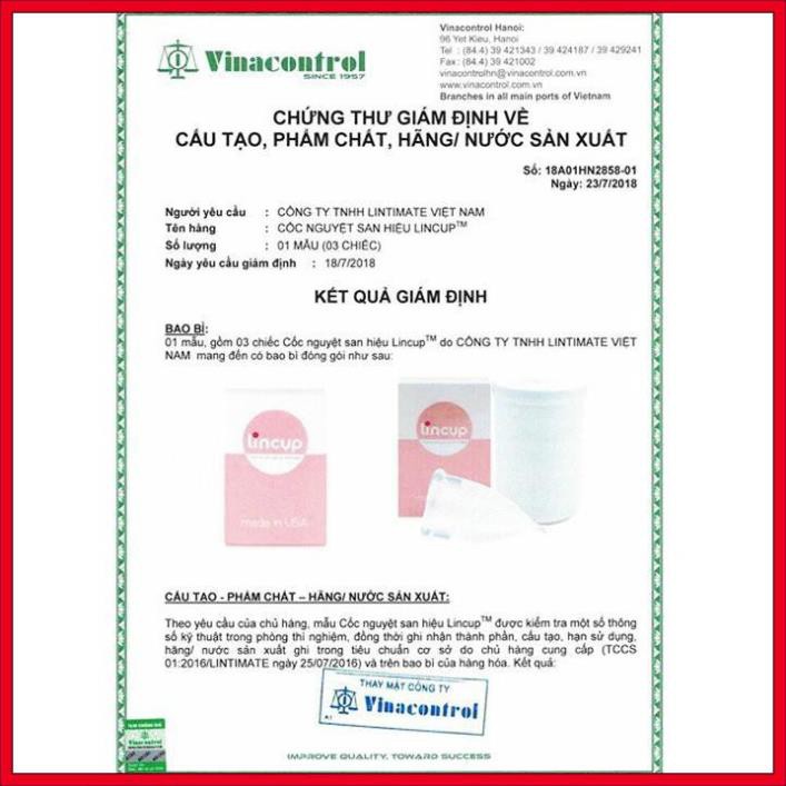 Cốc nguyệt san Lincup[Bán Rẻ Lấy Đánh Giá 5*]  Sensitive, Lincup và Lincup+ chính hãng từ Mỹ của Lingroup