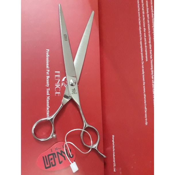 Kéo Thẳng Fenice cắt tỉa lông thú cưng chuyên nghiệp cho thợ grooming - Omon Pet