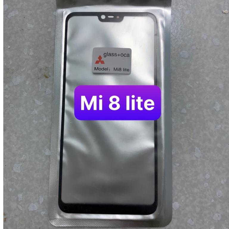 Kính xiaomi Mi 8 lite - kính ép liền keo