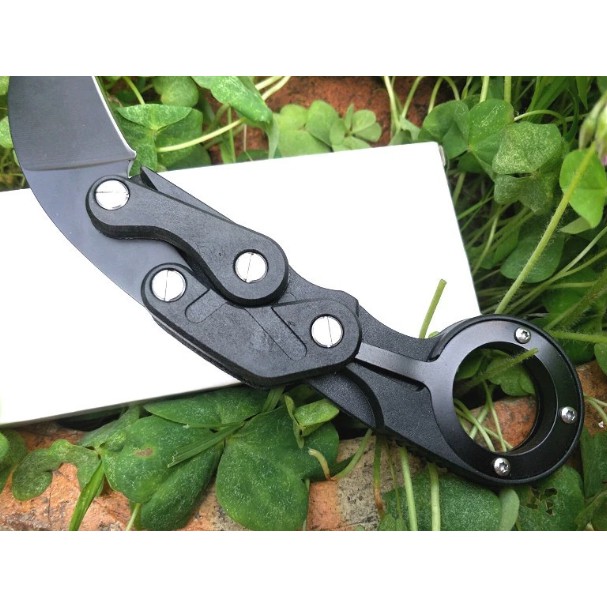 Dao Phượt Karambit Mini Nhỏ Gọn - Bỏ Túi - Treo Móc Khóa - Nhựa Cứng - Trơn Tru