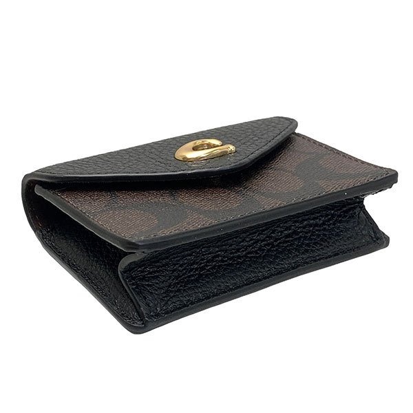 Túi xách / Bóp / Ví hàng hiệu COACH - Tammie Card Case In Signature Canvas C6889