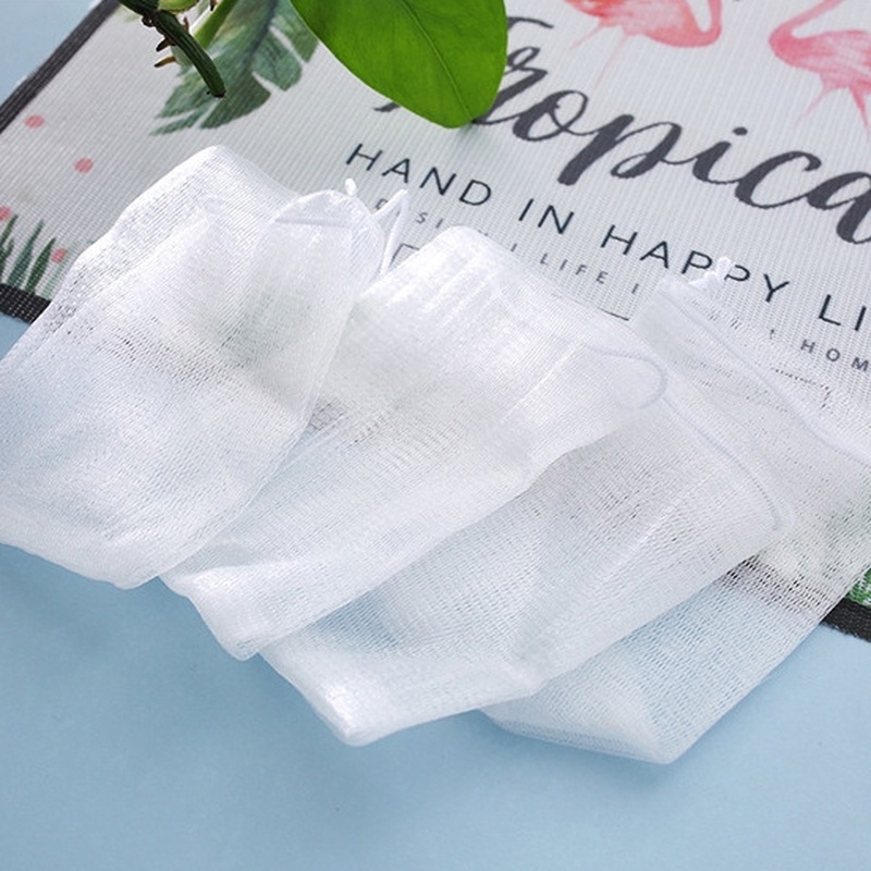 Set 5 túi lưới đựng xà phòng tạo bọt tiện dụng cho phòng tắm
