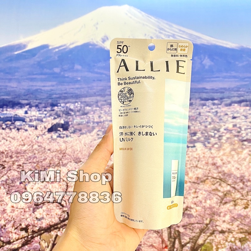 Kem chống nắng Allie Kanebo Milk UV EX 60ml