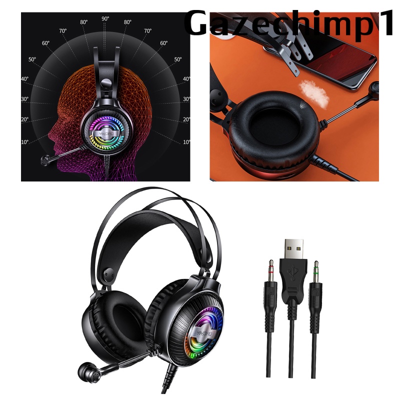 [GAZECHIMP1]Q4 Bass Stereo Over Ear Gaming Headset Headset for Gamer Soft Earmuffs