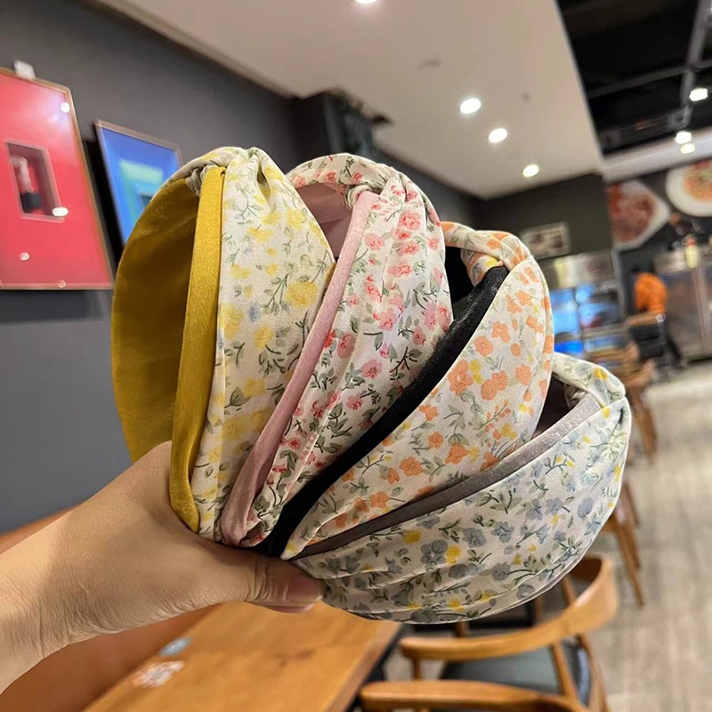 Bờm cài tóc hoa nhí vintage dễ thương