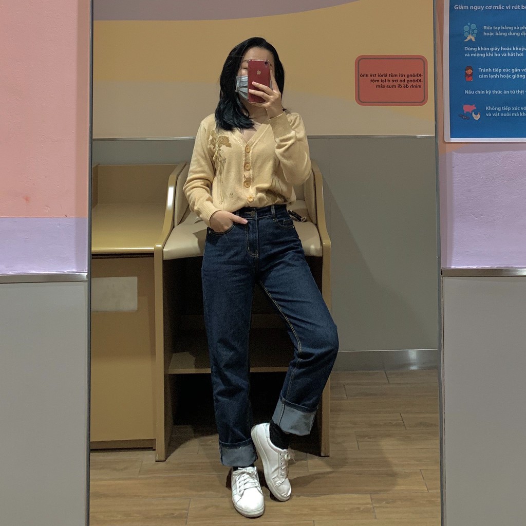 QUẦN JEAN UNISEX, CÓ ĐỘ GIÃN, ỐNG SUÔNG. CÚC TIN SHOP