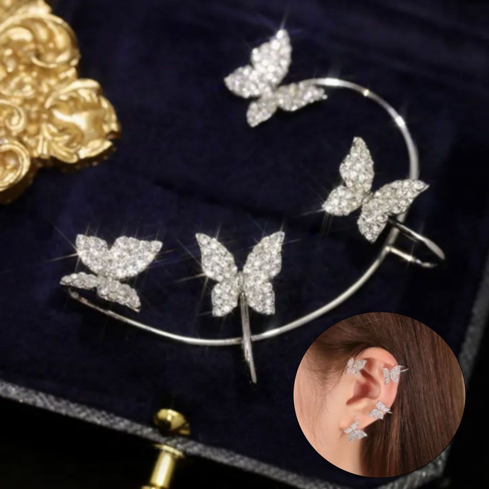 Món Quà Thời Trang|(MớI) Khuyên VàNh Tai HợP Kim ĐíNh Đá Xinh XắN