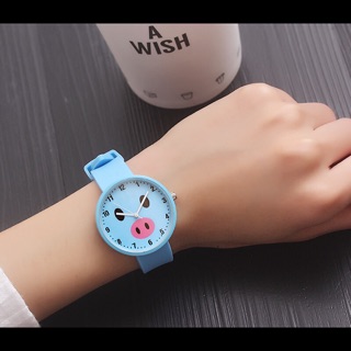 Đồng hồ nữ Ulzzang dây silicon dễ thương