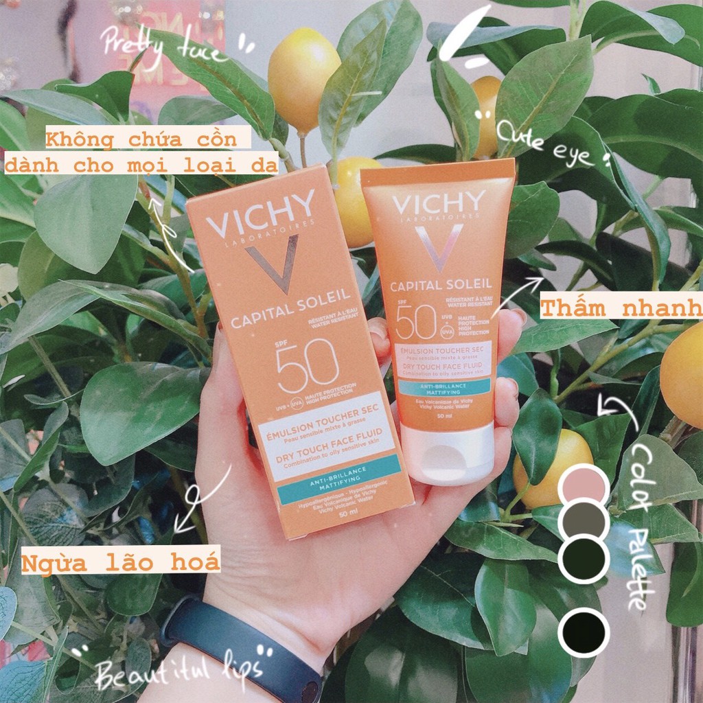 Kem Chống Nắng Vichy Ideal Soleil SPF50 50ml Mẫu Mới Nhất