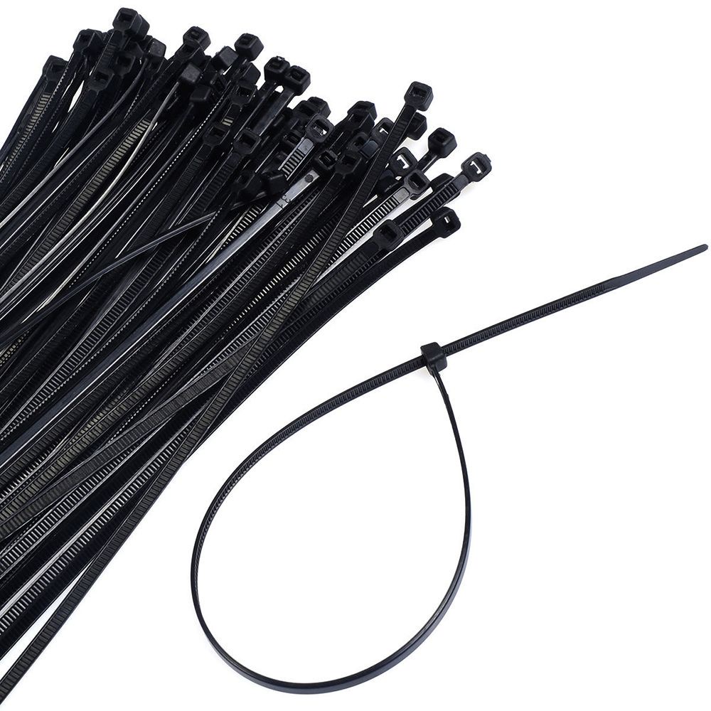 Bộ 100 dây rút nylon bền tự khóa chất lượng cao có thể tháo rời/nhiều màu sắc