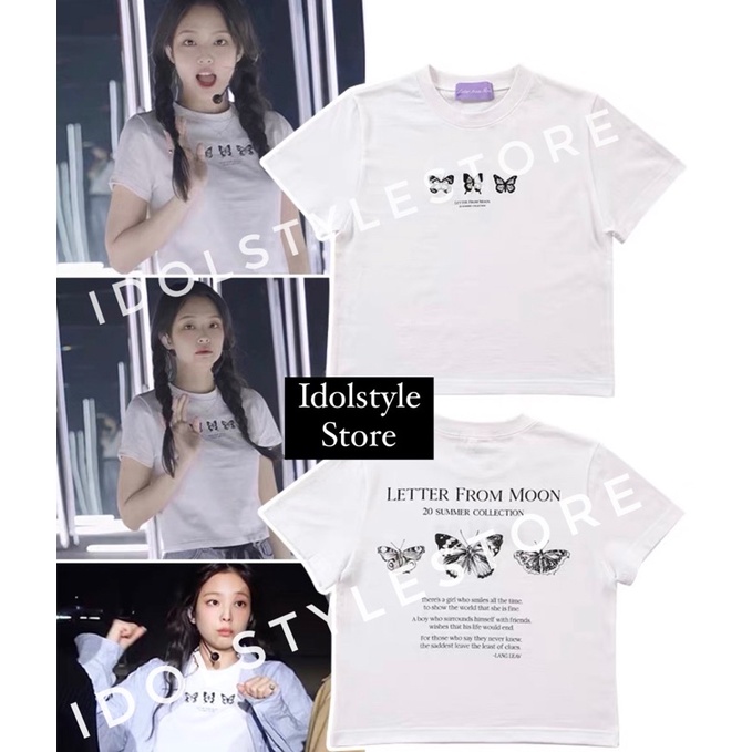 Áo thun hình bướm như Jennie