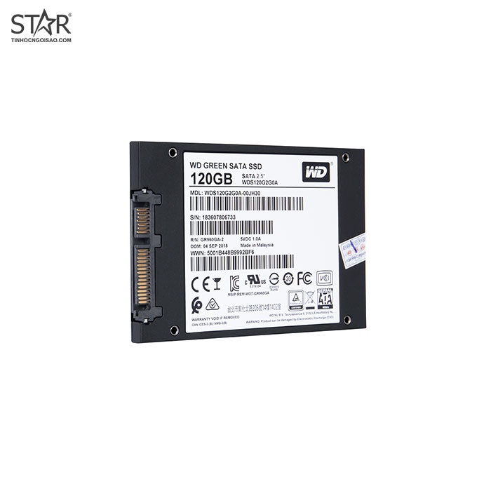 Ổ cứng SSD 120G Western Green Sata III 6Gb/s (WDS120G2GOA)