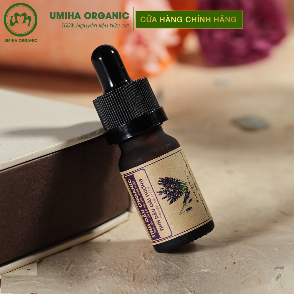 Tinh dầu Oải Hương Lavender hữu cơ UMIHA nguyên chất | Lavender Essential Oil 100% Organic 10ml