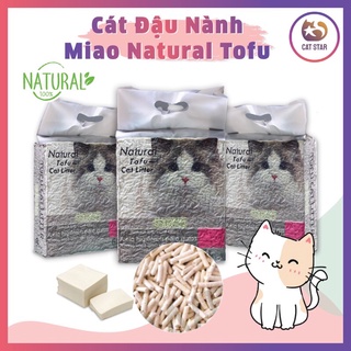 [hỏa tốc] cát đậu nành Tofu Miao 6L cát vệ sinh cho mèo,khử mùi tốt,tiết kiệm,nhiều mùi tha thumbnail
