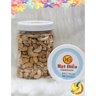 Hạt điều bể rang muối (đã bóc vỏ) - Hộp 500gr (VANG500)