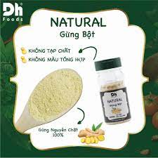 ( COMBO 3 HŨ) NATURAL Gừng Bột 30gr Dh Foods giúp tăng hương vị các món ăn