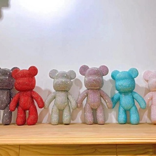 Gấu đính đá size 33cm - Bearbrick handmade cao cấp - cho mọi lứa tuổi