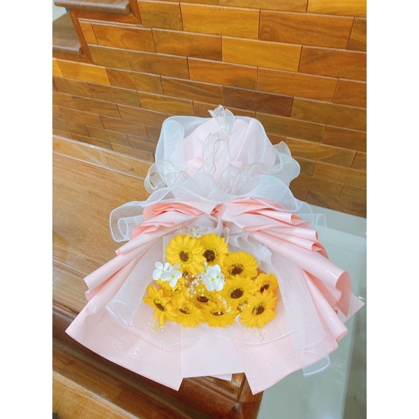 Bó Hoa Hướng Dương Mix Hoa Khô