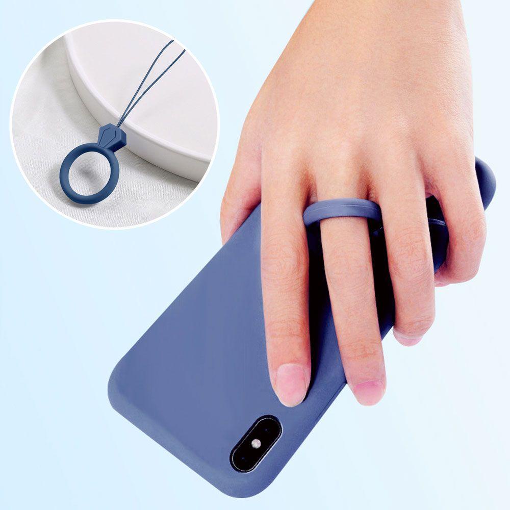JONYE Dây Đeo Điện Thoại / Chìa Khóa Bằng Cao Su Mềm Chống Thất Lạc