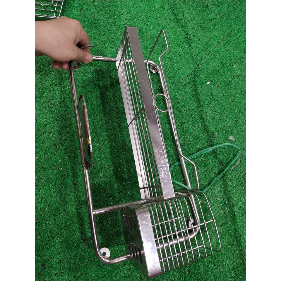 Kệ xà bông , bàn chải phòng tắm , kệ inox la