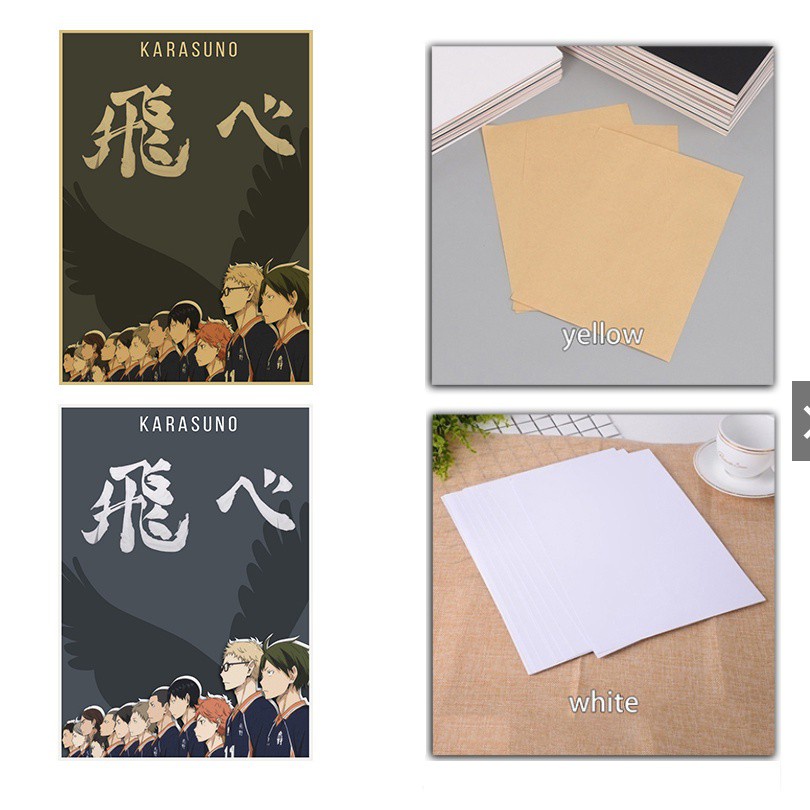 Poster Hoạt Hình haikyuu Trang Trí Chất Lượng Cao