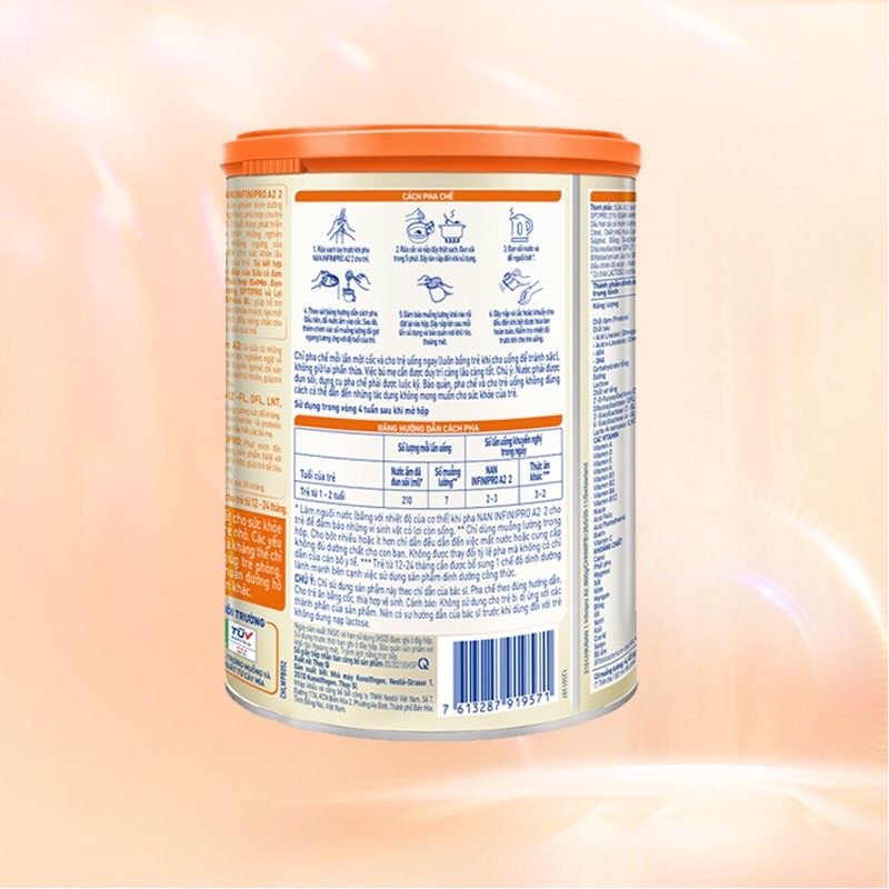 Sữa Bột Nestle Nan Infinipro A2 2 - Hộp 800g