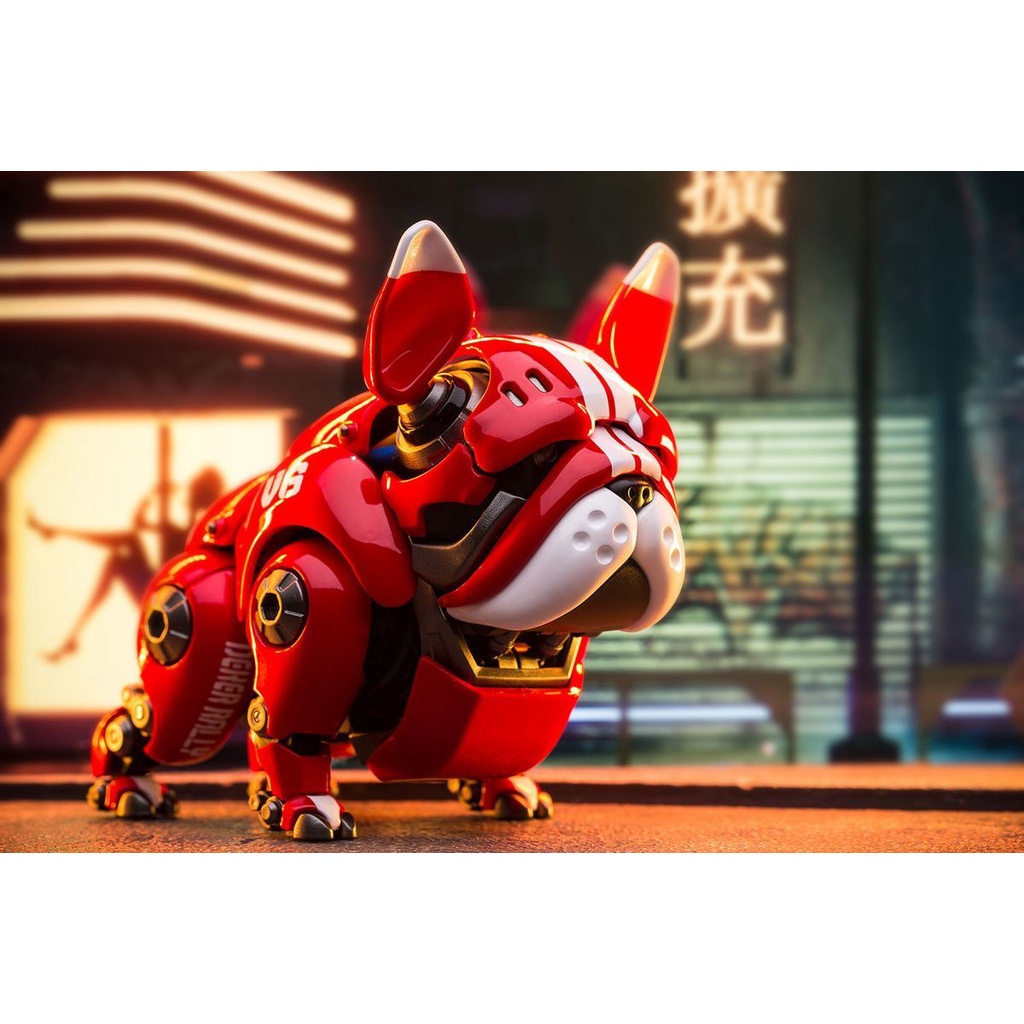 HWJ Robot Bulldog Robot Dog Robot Dog Robot Beast Law Fight Khắc lại Thủy triều Đồ chơi Trang trí Quà tặng làm bằng tay