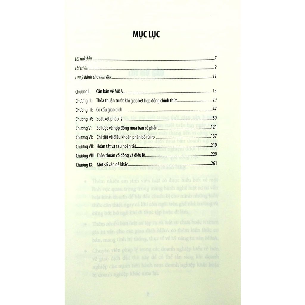 Sách - Pháp Lý M & A Căn Bản - Thái Hà
