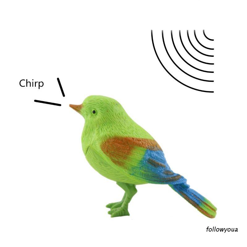 Chú chim điều khiển bằng giọng nói phát ra âm thanh đồ chơi xinh xắn cho bé yêu