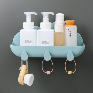 Kệ để đồ nhà tắm dán tường hình đám mây. .
