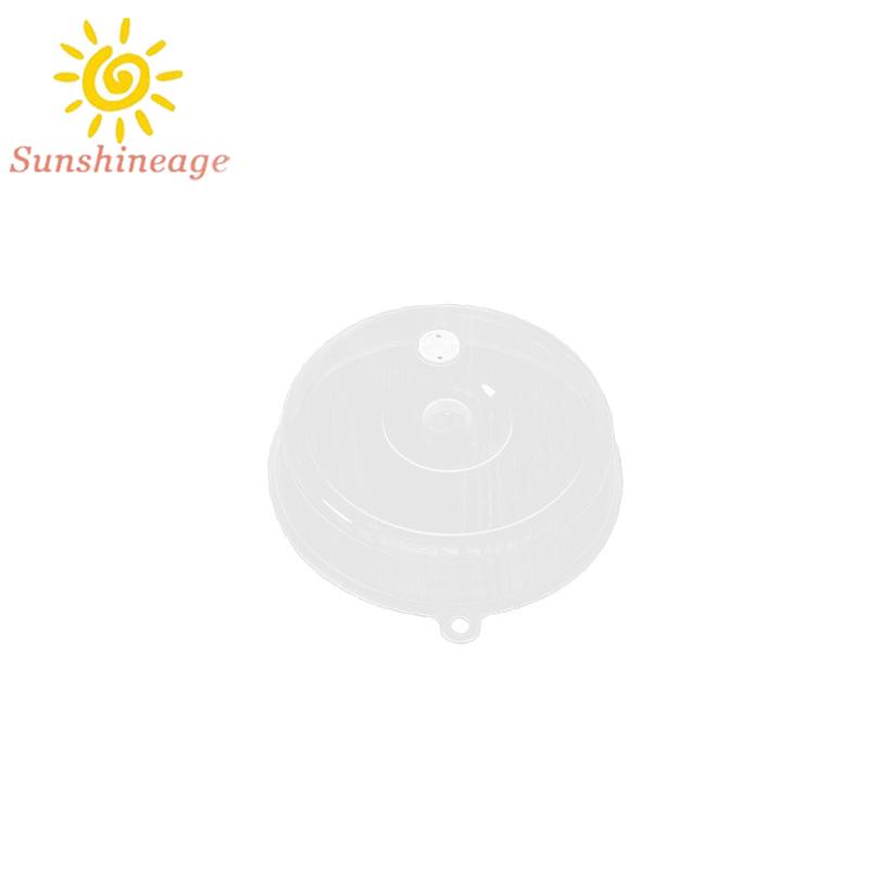 Transparent Clear Microwave Plate Cover Food Dish Lid Ventilated Steam Vent Kitchen Cooking