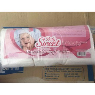 Thanh Hoá - Khăn vải đa năng siêu mềm Baby Sweet 250 tờ