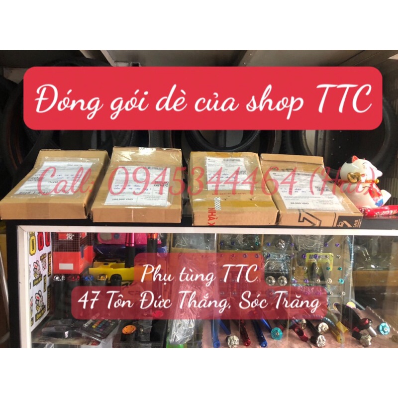 Dè sau Ex150 Malaysia (Dè nhỏ) nhựa PP mịn đẹp + 4 ốc 6Ly Titan Gr5 gắn như zin Exciter 150 (đặc biệt Ex xuống bánh nhỏ)