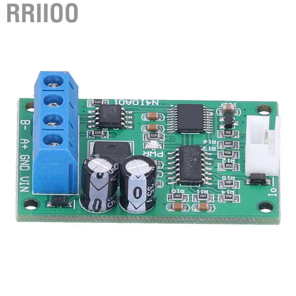 Rriioo DAC Converter Module DC 12V RS485 to 4‑20MA 0‑20MA Voltage Current Board for PLC