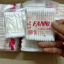 Tăm Bông Ngoáy Tai Fanni- giá 1 gói || Tăm bông gia đình