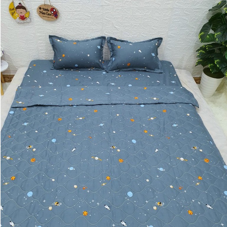 Chăn thu hè cotton poly hàng xưởng sản xuất sẵn các mẫu để lựa chọn