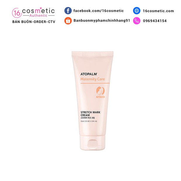 Kem trị rạn da bà bầu hiệu quả ATOPALM Maternity Care Stretch Mark Cream 150ml