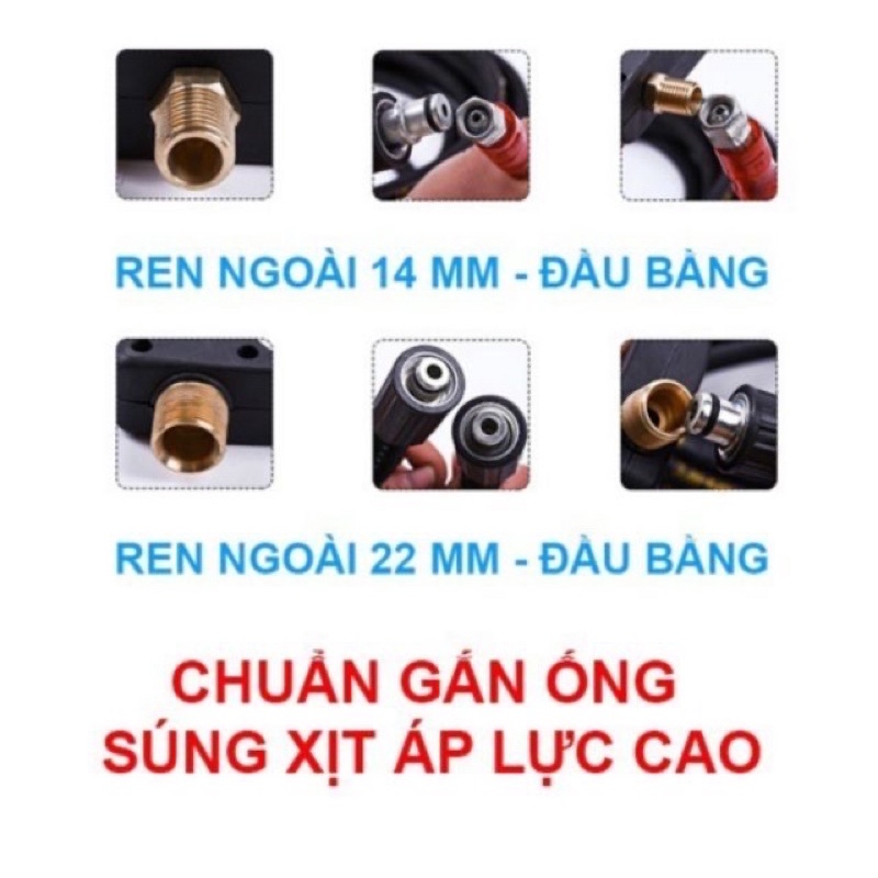 dây rửa xe 15m 2 áp lực cao