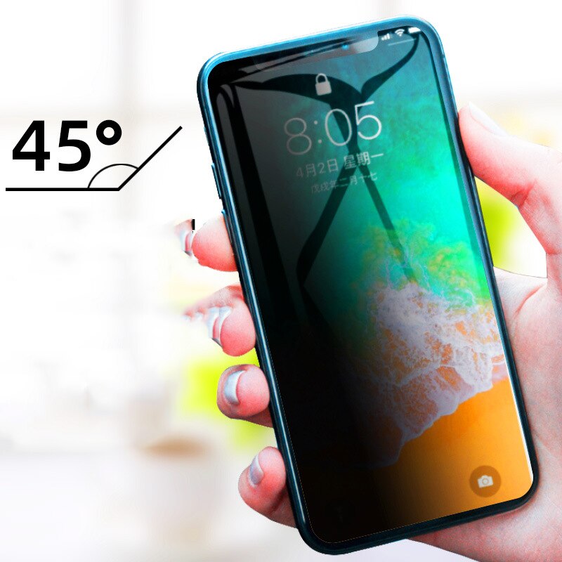 1 Kính Cường Lực Chống Nhìn Trộm Bảo Vệ Màn Hình Cho iphone 15 14 13 12 11 pro max x xr 7 8 6 plus se 2020