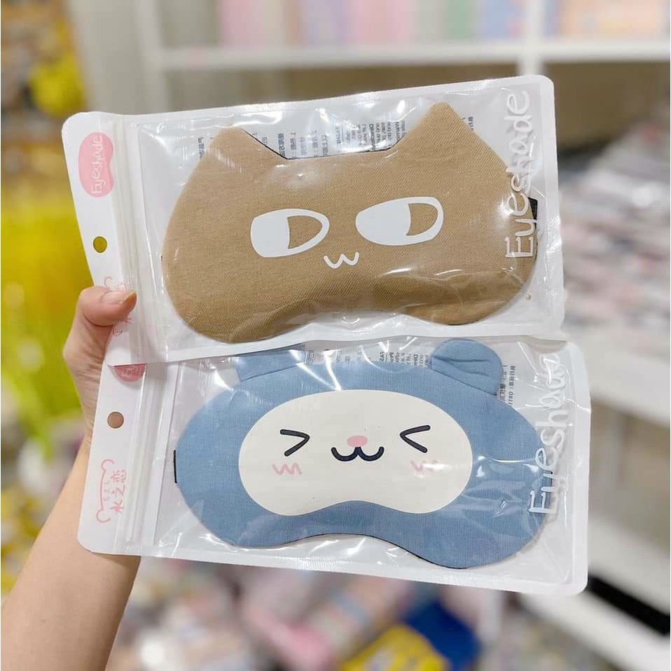 Bịt Mắt Ngủ Có Túi Gel Thư Giãn Siêu Hài