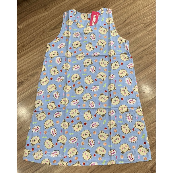 [SIZE 40-60KG] Đầm bầu mặc ở nhà vải lanh 2 da mềm mát ít nhăn bền thoải mái thoáng mát Fom A dáng suông dễ mặc