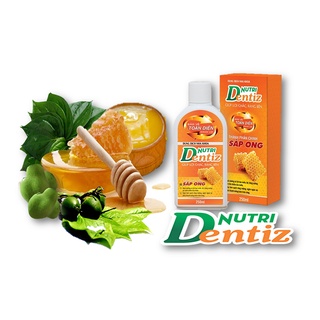 Dung dịch nha khoa nước súc miệng Nutri Dentiz NutriDentiz Spaphar sáp ong 250ml